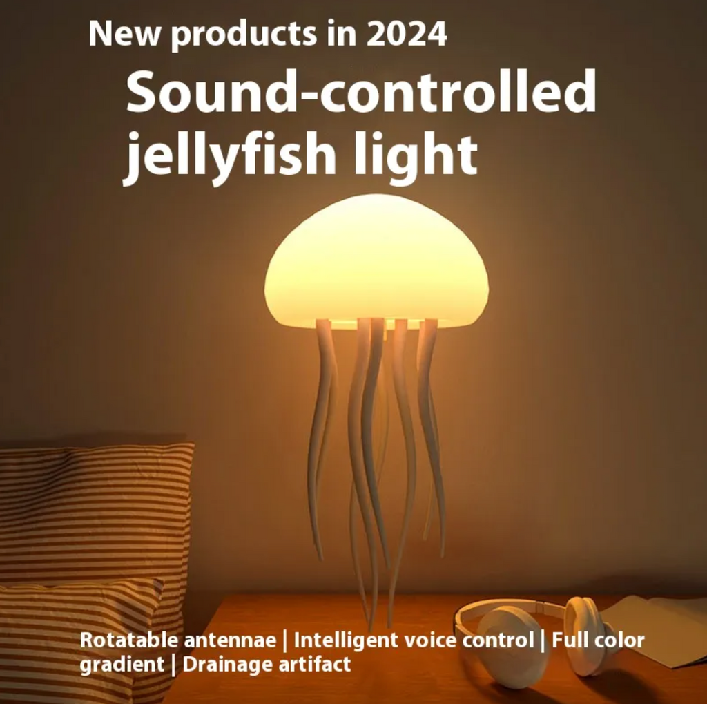 AquaGlow Jellyfish Lamp